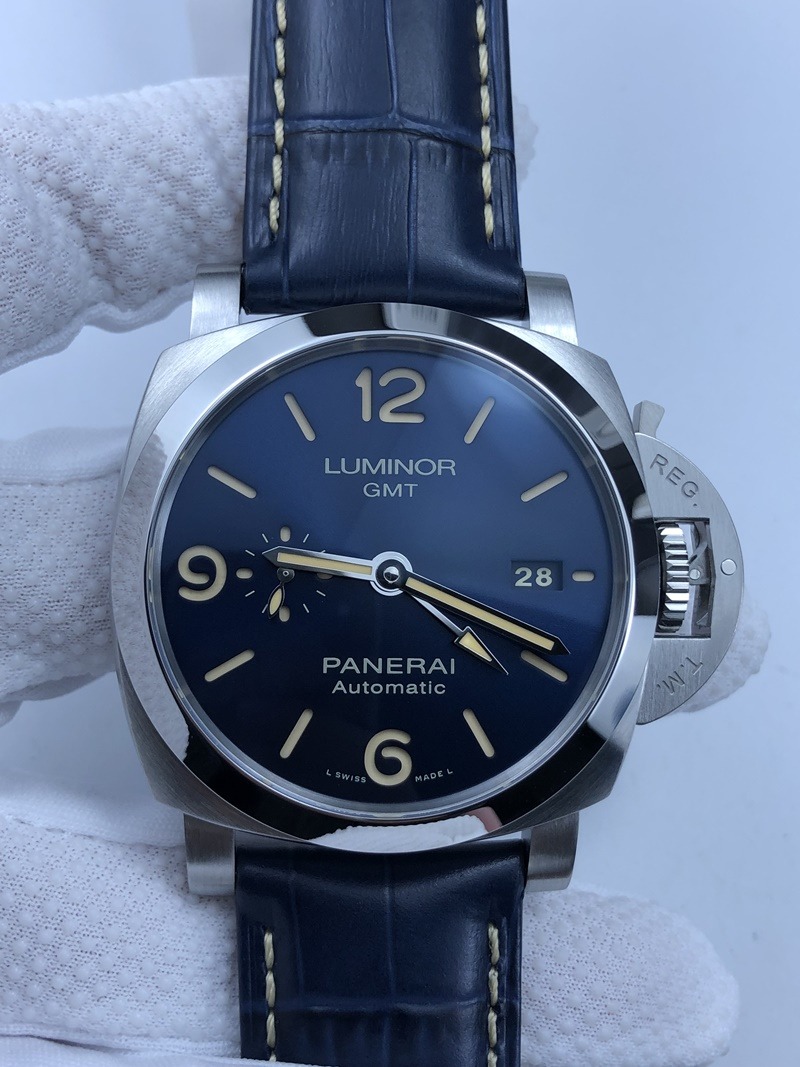 파네라이 PAM1033 44MM 블루다이얼 가죽 굿즈팩토리