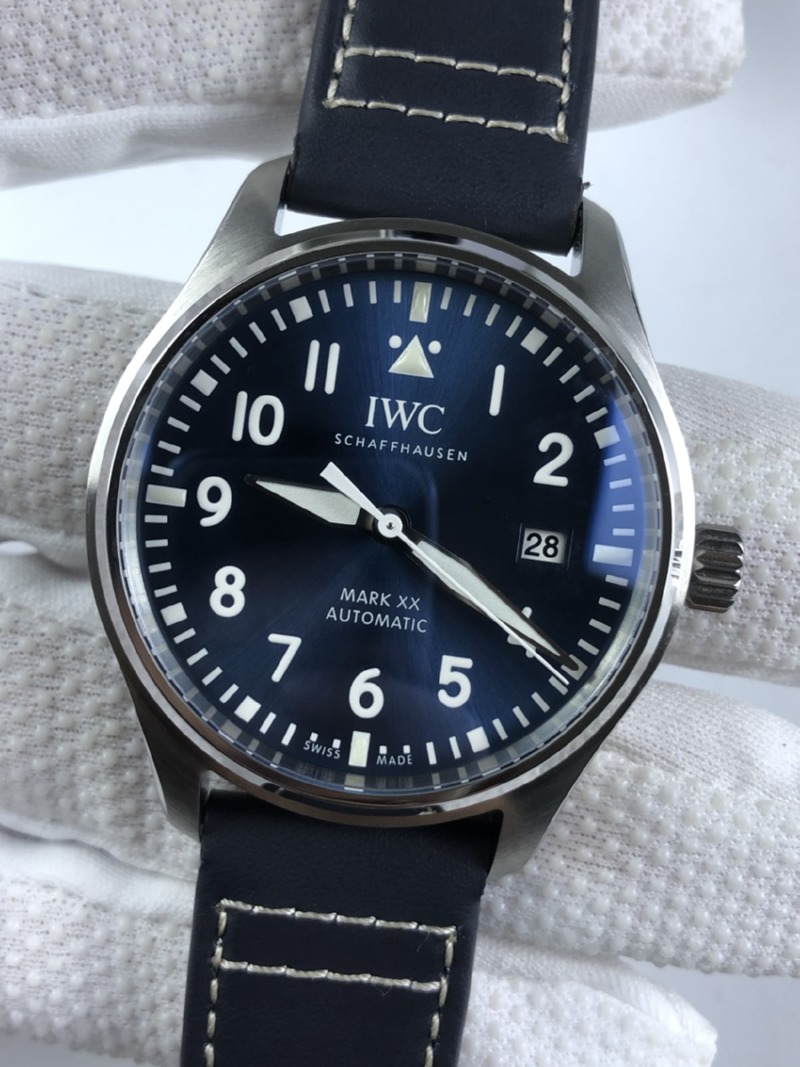 IWC 마크 블루다이얼 굿즈팩토리