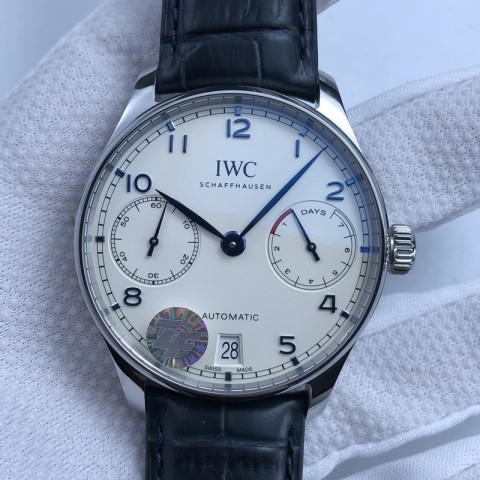 레플리카 IWC 포르투기즈 부엉이 화이트다이얼 블루핸즈 굿즈팩토리